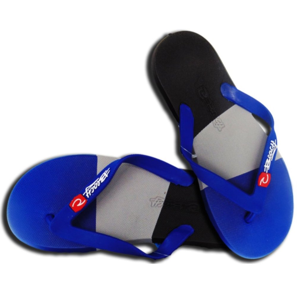 NWT SUMMER SOFT CASUAL TRICOLOR FLIP FLOPS SANDALS IN-OUTDOOR MEN'S BEACH SHOES